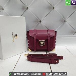 Сумка Michael Kors MK Manhattan Бордовый