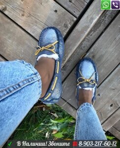 Мокасины UGG замшевые