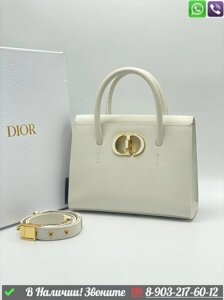 Сумка Dior St Honoré Голубой Серый