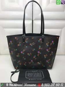 Сумка shopper Coach Tote Signature двусторонняя