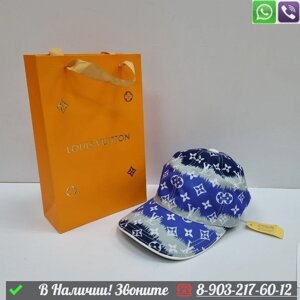 Кепка Louis Vuitton с логотипом Голубой