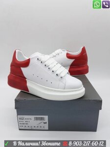 Кеды Alexander McQueen кожаные