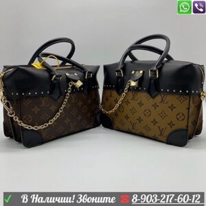 Сумка Louis Vuitton саквояж Коричневый