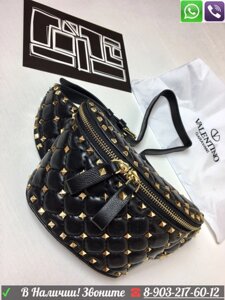 Сумка поясная Valentino Rockstud Сумка на пояс Валентино Клатч Барсетка