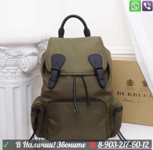 Рюкзак Burberry Rucksack большой тканевый Синий