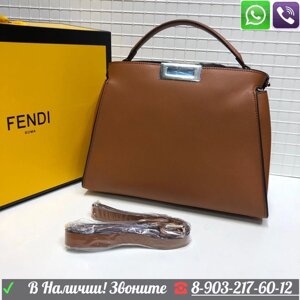 Сумка Fendi Peekaboo Фенди Пикабу Матовая