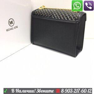 Сумка Michael kors whitney studded Convertible с золотыми украшениями