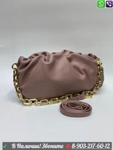 Bottega Pouch с цепью сумка Розовый