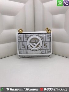 Сумка Fendi прозрачная Белый