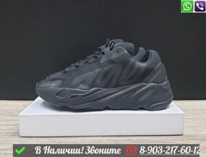 Кроссовки Adidas Yeezy 700 MNVN Black черные