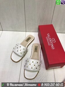 Шлепанцы Valentino Garavani Rockstud Spike с заклепками