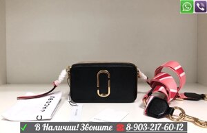 СУМКА MARC JACOBS SNAPSHOT BLACK GAZELLE Черная