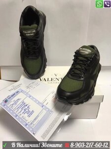 Кроссовки Valentino Валентино женские Зеленый
