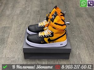 Кроссовки Nike SF AF1 Special Field Air Force 1 оранжевые