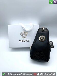 Сумка слинг Versace черная