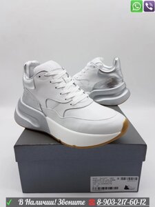 Кроссовки Alexander McQueen Runner высокие Серый