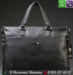 Мужская сумка Armani черный портфель