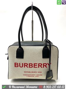 Сумка Burberry Cube тканевая