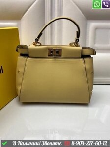 Сумка Fendi Peekaboo Iconic Желтый