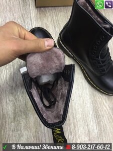 Зимние ботинки Dr. Martens 1460 черные
