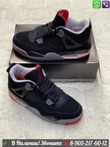 Кроссовки Nike Air Jordan 4 Retro черные