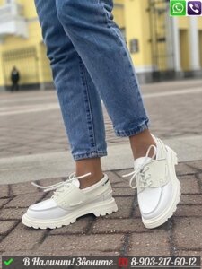Ботинки Christian Dior кожаные Белый