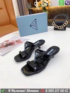 Босоножки Prada черные