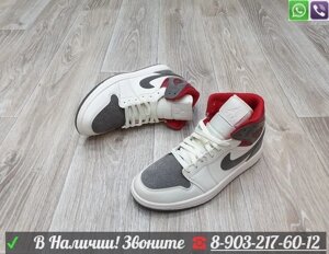 Кроссовки высокие Nike Air Jordan 1 Белый