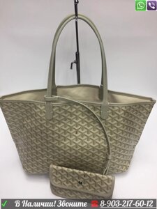 Сумка GOYARD Saint Louis шоппер Гоярд Бежевый