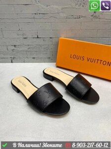 Шлепанцы Louis Vuitton Черный