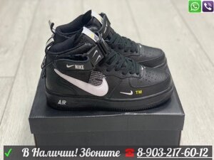 Зимние кроссовки Nike Air Force 1 Mid Черный