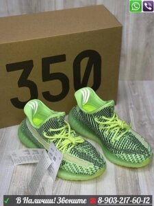 Кроссовки Adidas Yeezy boost 350 женские Зеленый