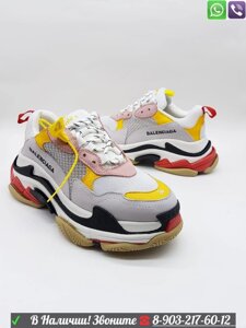 Кроссовки Balenciaga Triple s женские баленсиага Розовый