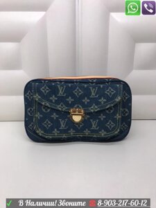 Джинсовая поясная сумка louis vuitton Monogram Denim