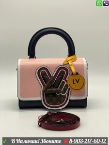 Сумка Louis Vuitton Луи Витон Аппликация Черный