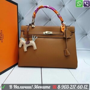 Сумка Hermes Kelly 40 Коричневый