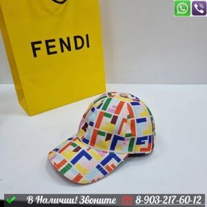 Кепка Fendi с буквами Бежевый