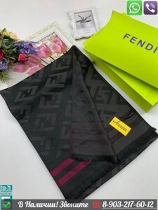 Палантин Fendi с принтом FF Черный