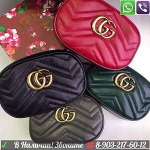 Красная поясная Сумка Gucci