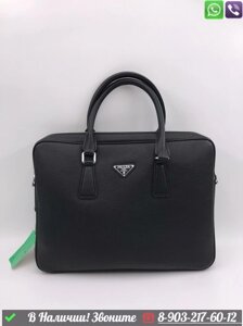 Портфель сумка Prada черная