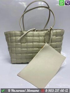 Сумка тоут Bottega Veneta Белый