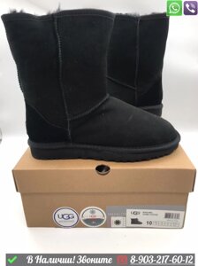 Мужские угги UGG Classic высокие Черный