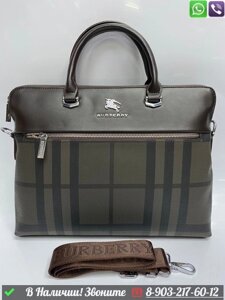 Портфель сумка Burberry коричневая