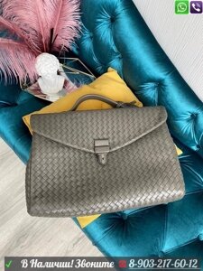 Портфель Bottega Veneta Боттега Венета Серый