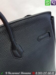 Сумка Гермес Hermes Birkin елочка швы Синий