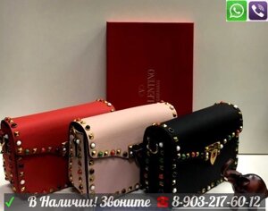 Сумка Valentino Rockstud Клатч с шипами Валентино