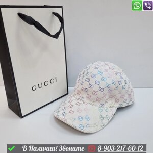 Кепка Gucci тканевая Белый