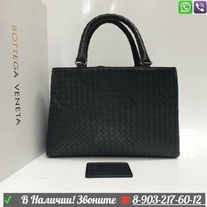 Bottega Veneta Cabat плетеная сумка Черный