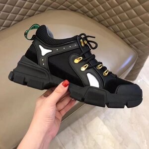 Кроссовки Gucci Flashtrek черные