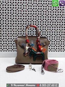 Сумка Hermes Birkin Мини на ремне Бежевый